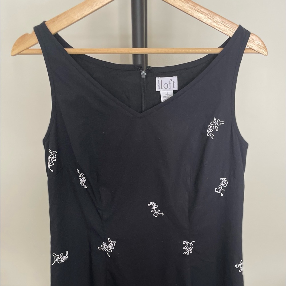 Women’s Loft Dress | Blk&Wht Embroidered | Fully Lined | S 6